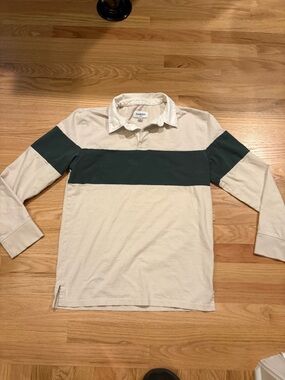 Goodfellow & Co Men’s Long-Sleeve Rugby Shirt Sz S